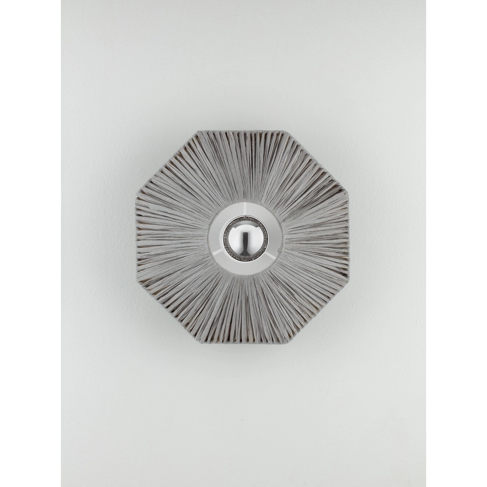 Wall lamp Elvio grey Ø 30cm Lyora 5212017493866