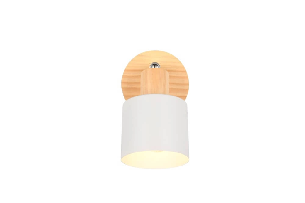 Single ceiling light Shanti with wood look Trio 4017807615715