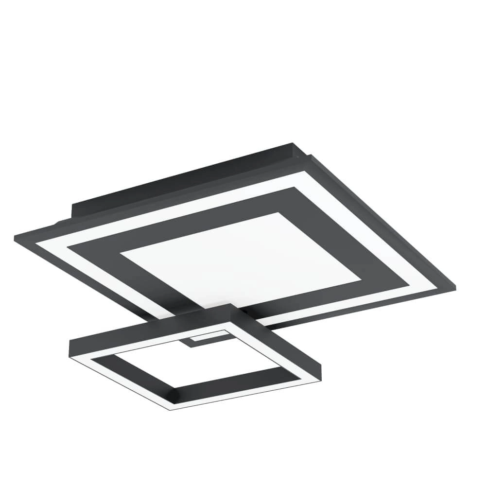 Ceiling light Zigbee Savatarila-Z 45x45cm black