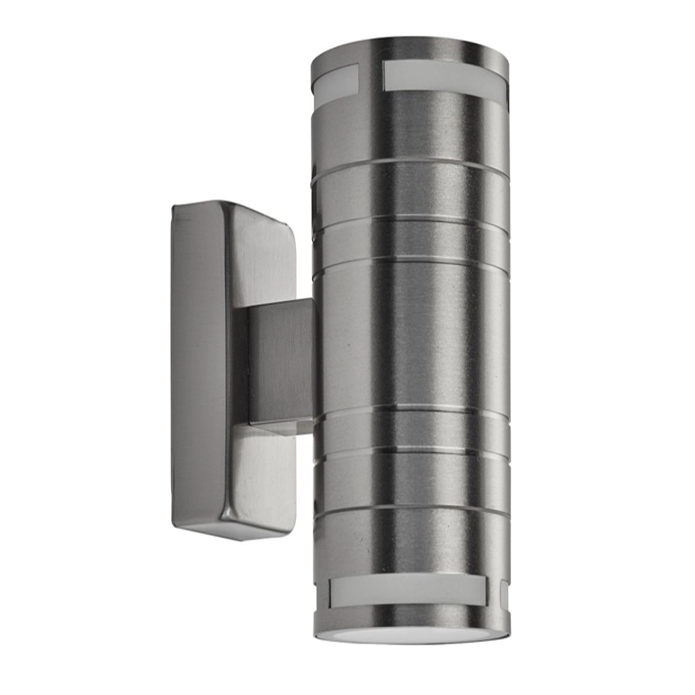 Stainless steel wall spot Splot Up - Down 2x3w