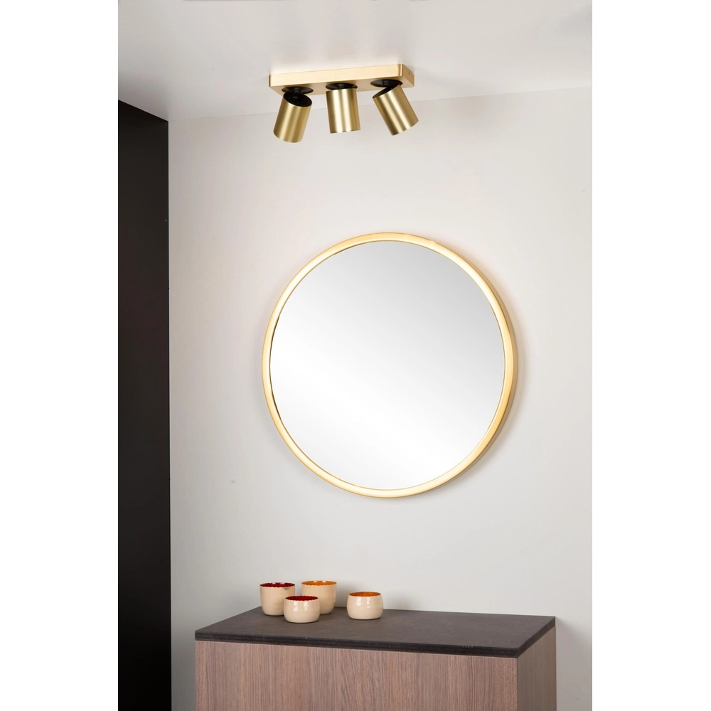 Ceiling spotlight Nigel 3-light gold Lucide 5411212092991