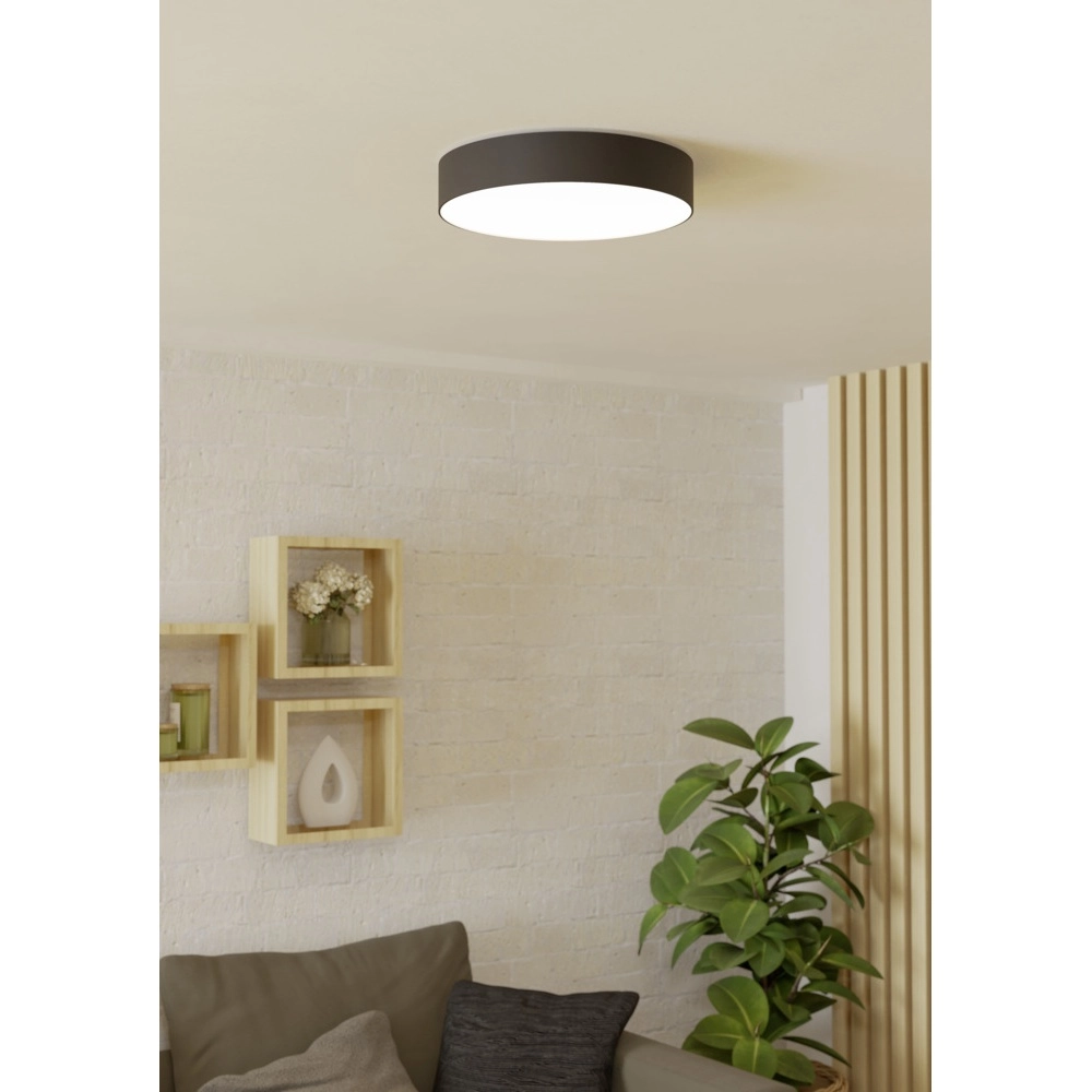 Design ceiling lamp Gallizzi-Z smart black Ø 49cm Eglo 9008606358175