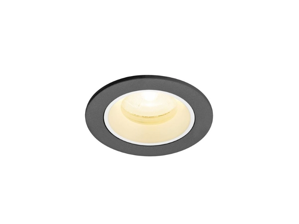 Recessed spotlight Numinos XS black/white 3000K - 20deg SLV 4024163314640