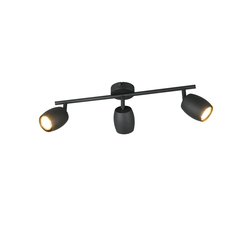 Ceiling lamp Nancy 3-light black