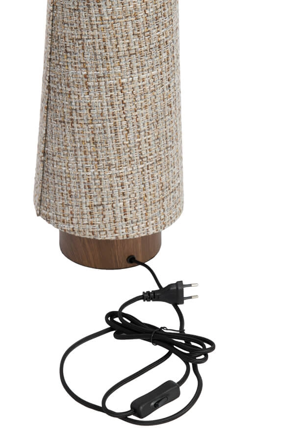 Braided table lamp Howie wood Ø 19cm Light & Living 8717807759438