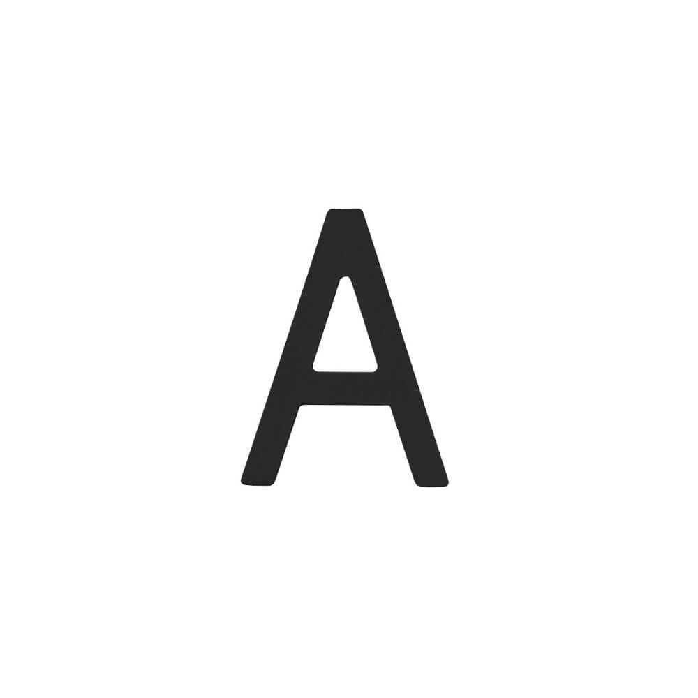 House letter A Numbra 10cm black