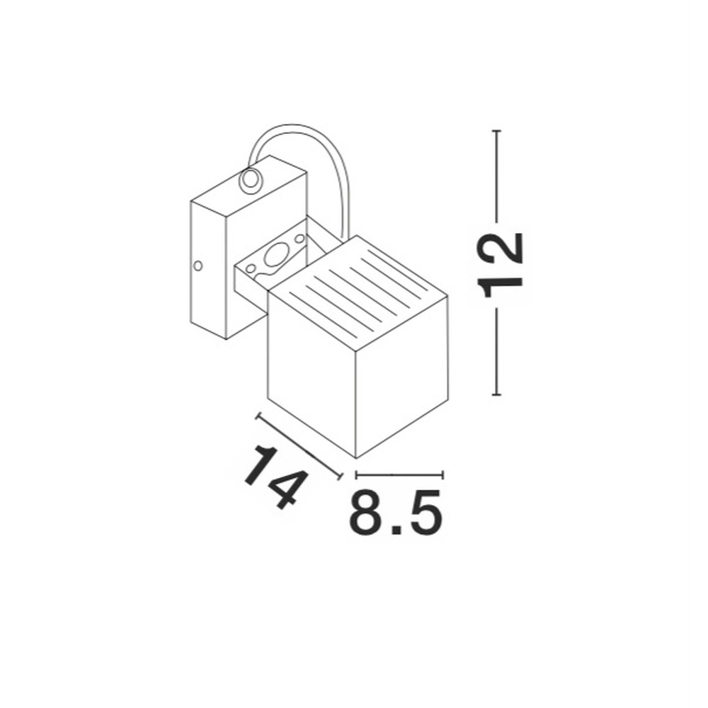 Square spotlight Focus Orientable Lyora 5212017409140