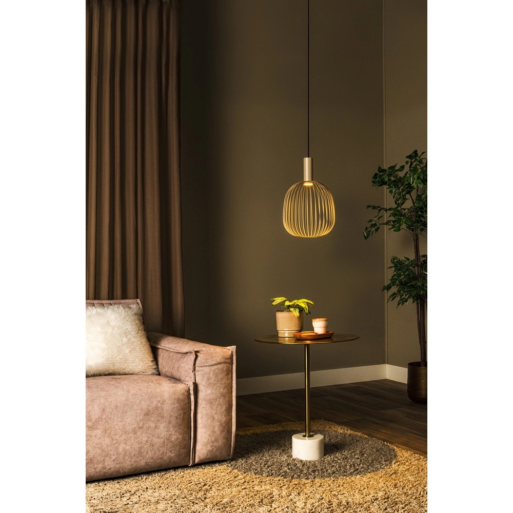Pendant lamp Ø 25cm Esterel sand brown mini GU10 Lucide 5411212212313