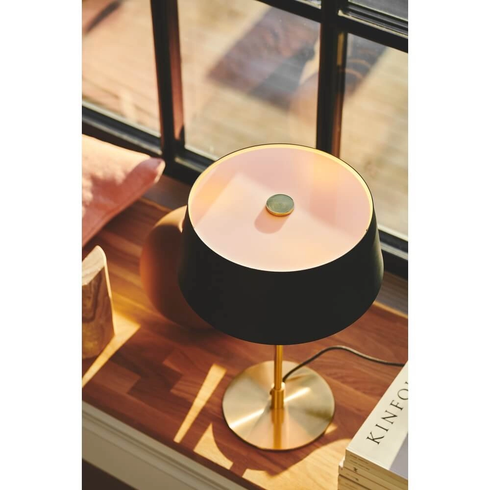 Sleek table lamp Clasi black Ø 29cm Nordlux 5704924015946