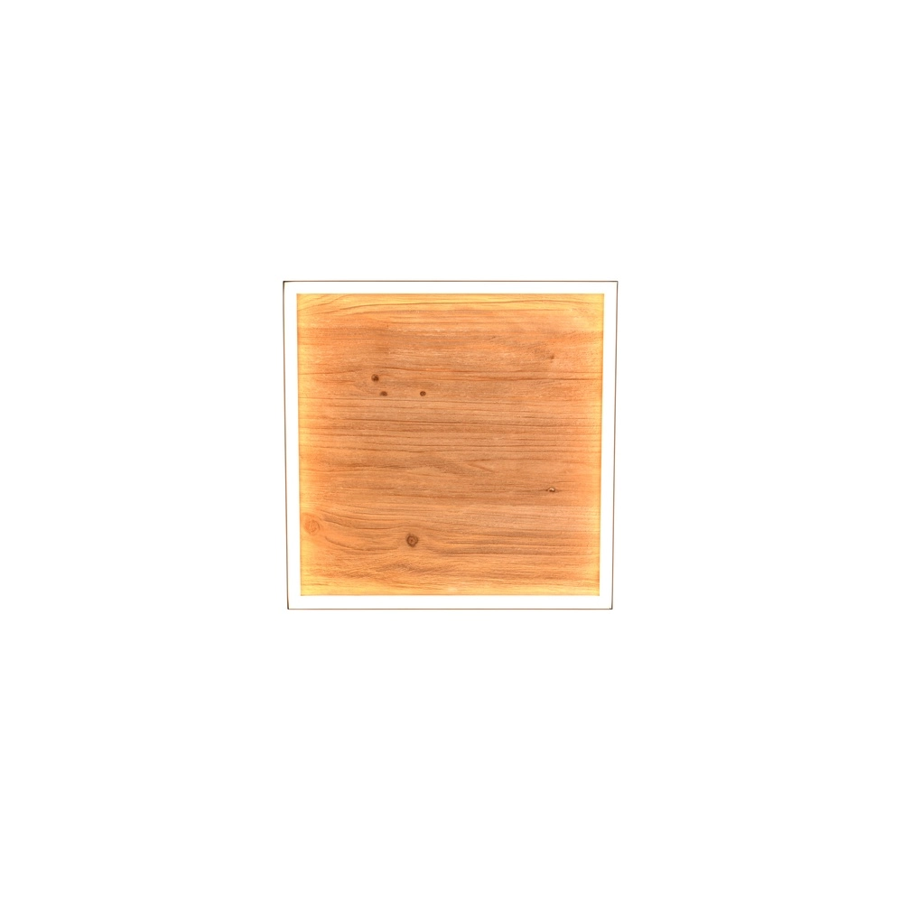 Design ceiling lamp Kalea black with wood Trio 4017807661507