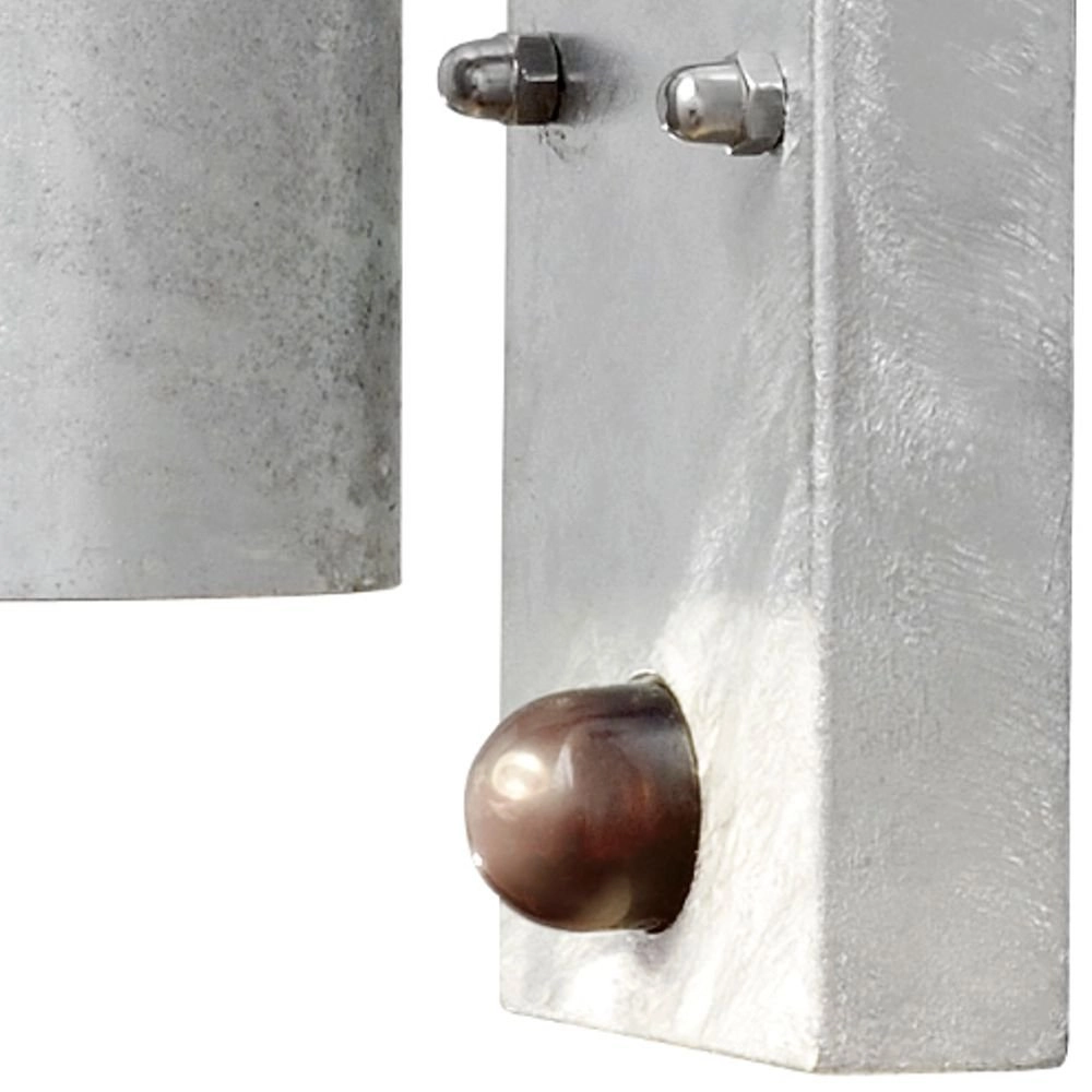 Wall spotlight Modena Downlight zinc grey with motion detector KonstSmide 7318307541328
