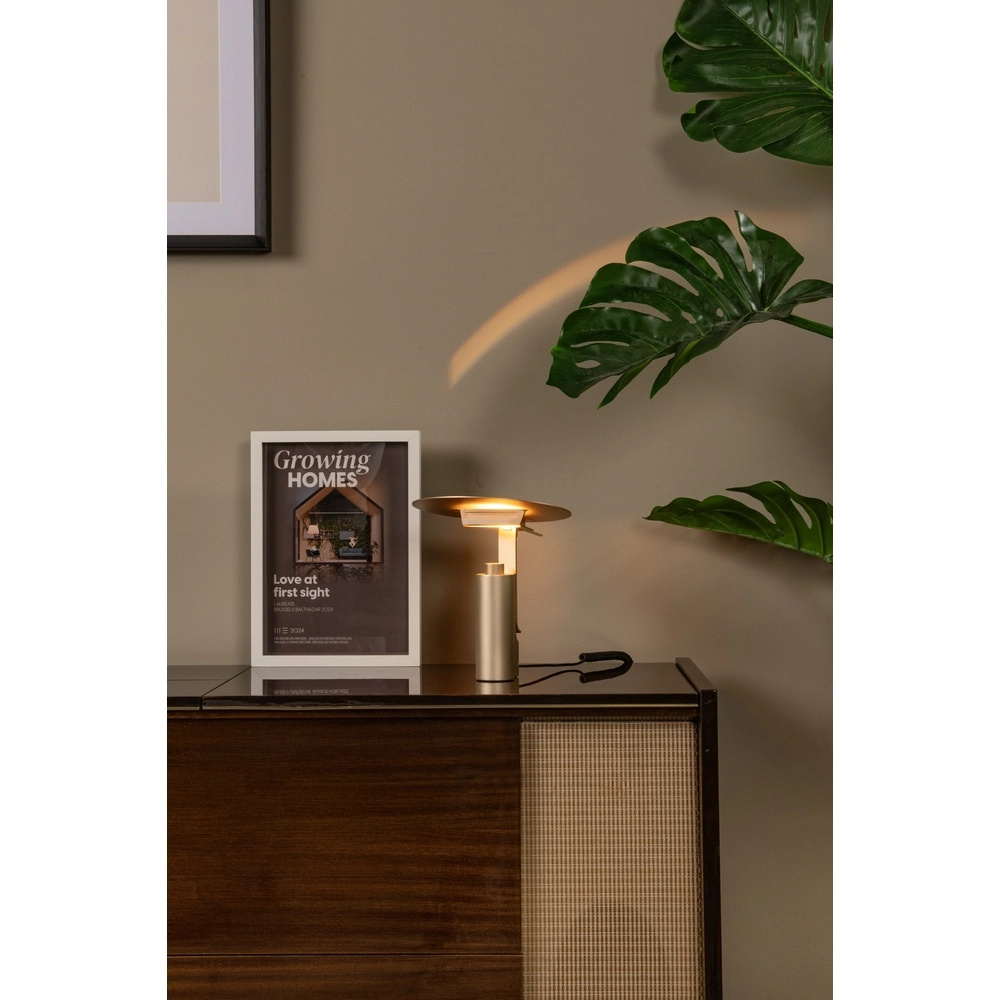 Gold desk lamp Fits LED Premium by Lucide 5411212051622