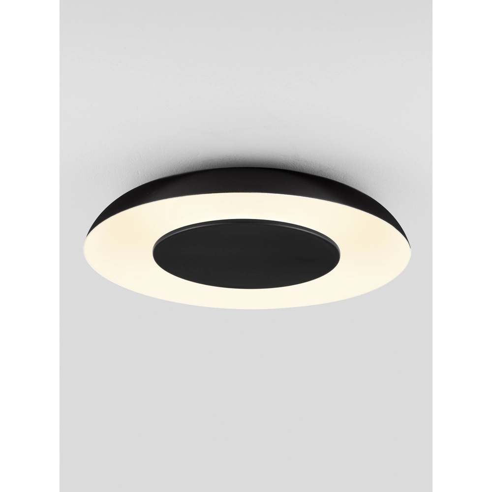 Design ceiling lamp Epos Ø 40cm black with white