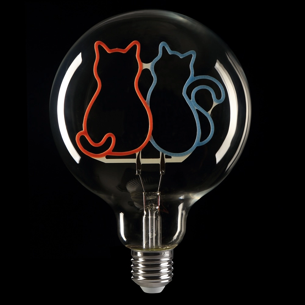 E27 light source Lumopop Cats - Pink Blue Brilliant 4004353477676