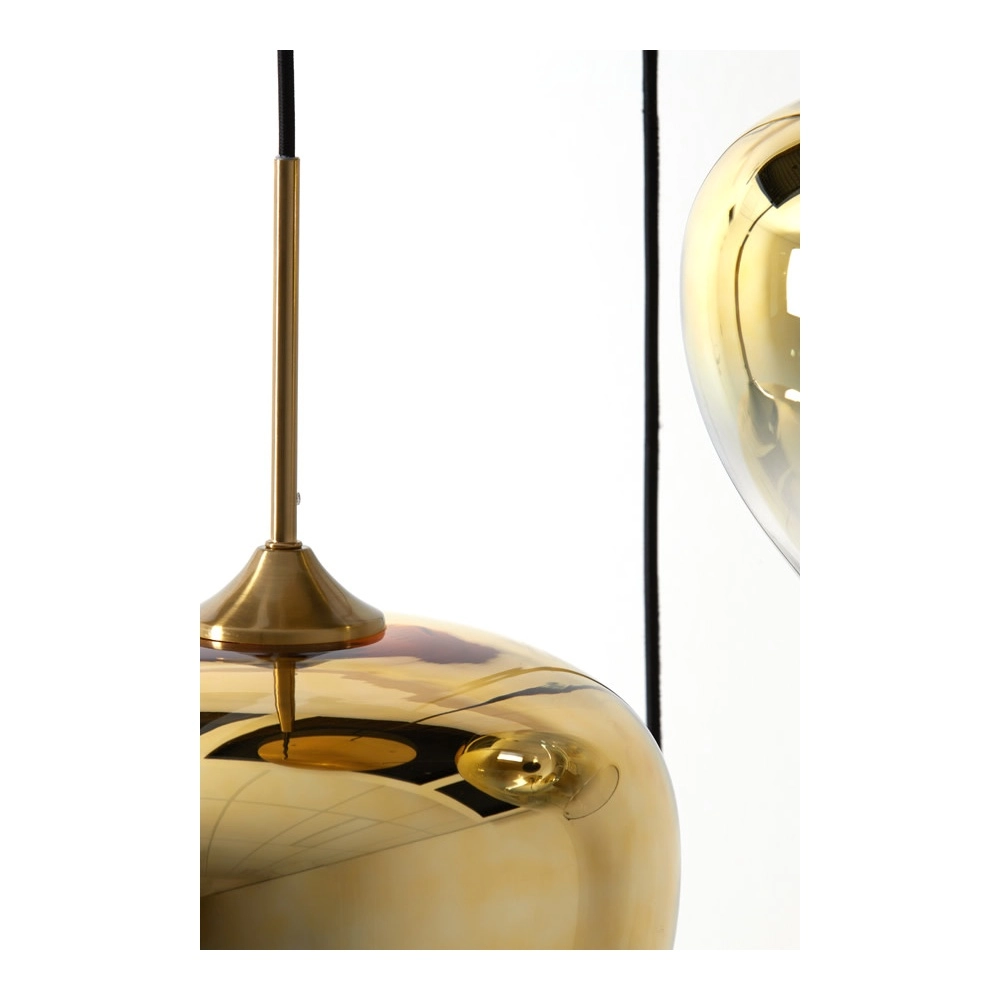 Pendant lamp Mayson 3-light gold Light & Living 8717807674526