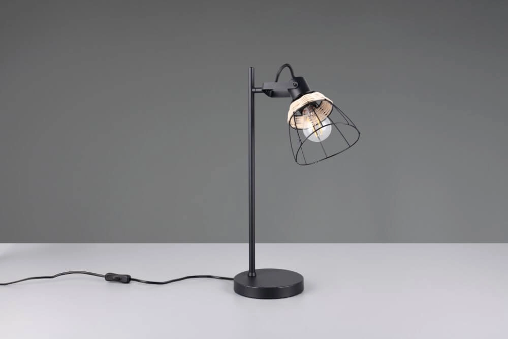 Black table lamp Jerome design Trio 4017807637724