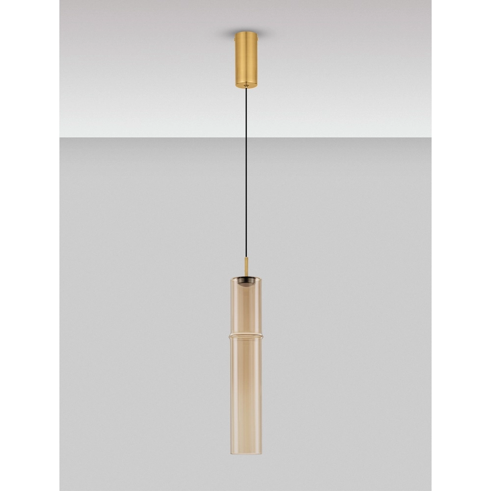 Unique pendant lamp Sano 1-light gold Lyora 5212017474025