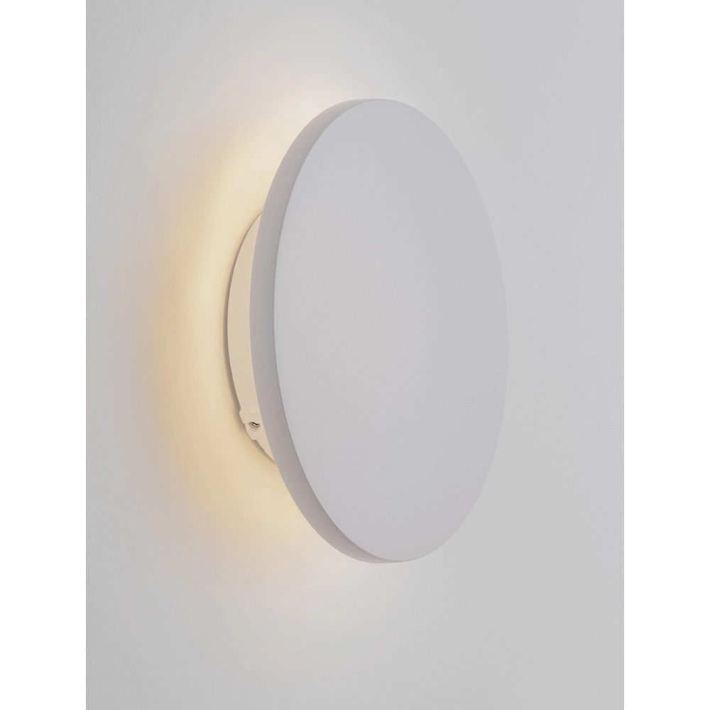 Round wall lamp Copper white Ø 13.5cm
