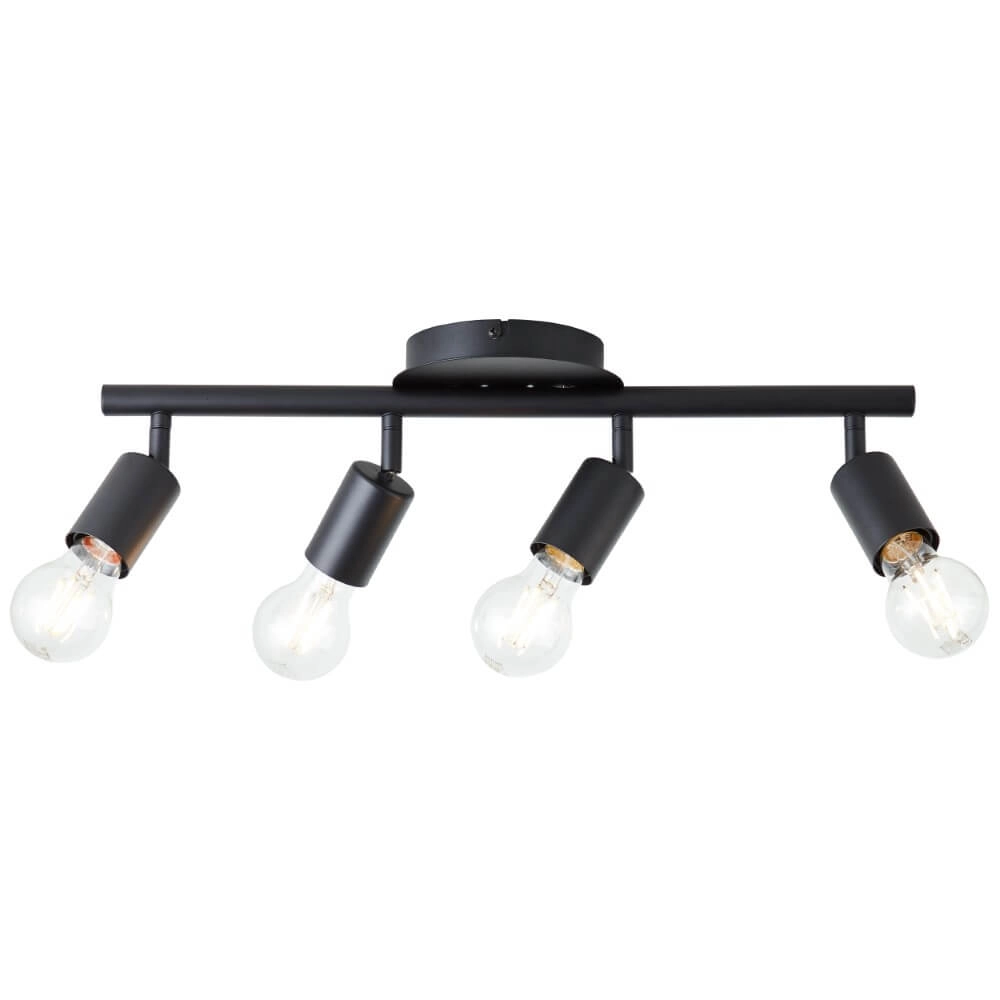 4-light ceiling lamp Tiffany black Brilliant 4004353406485