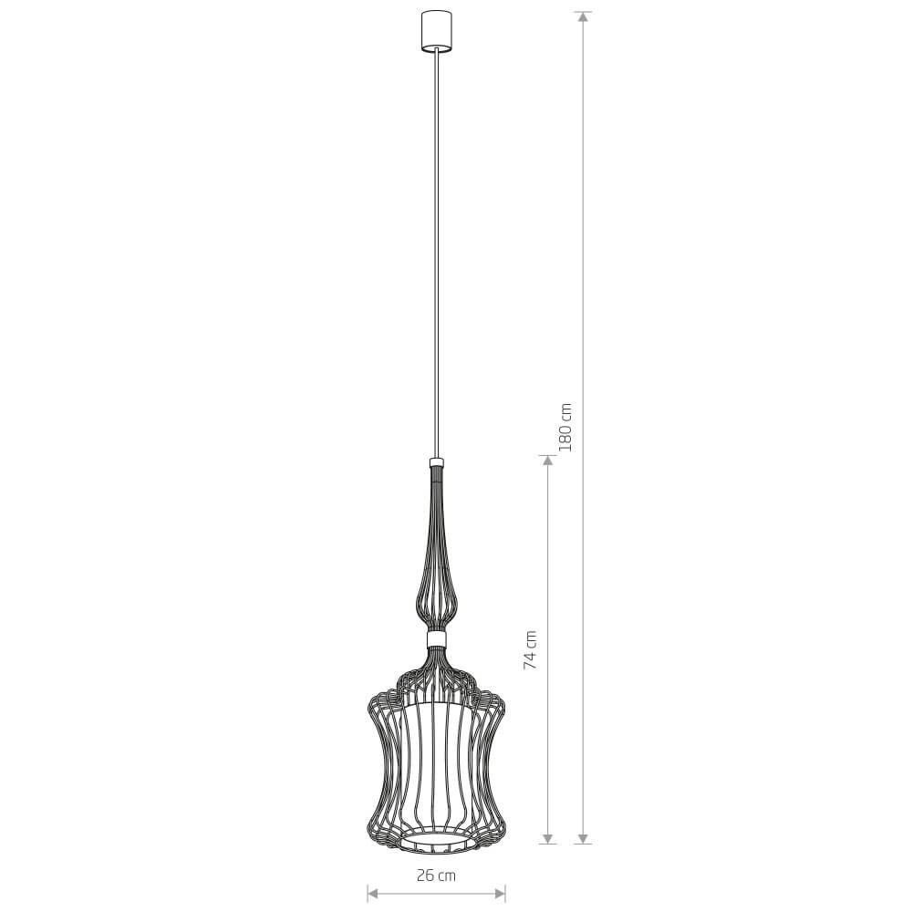 Hand lamp with fabric Abi Ø 26cm Lyora 5903139887090