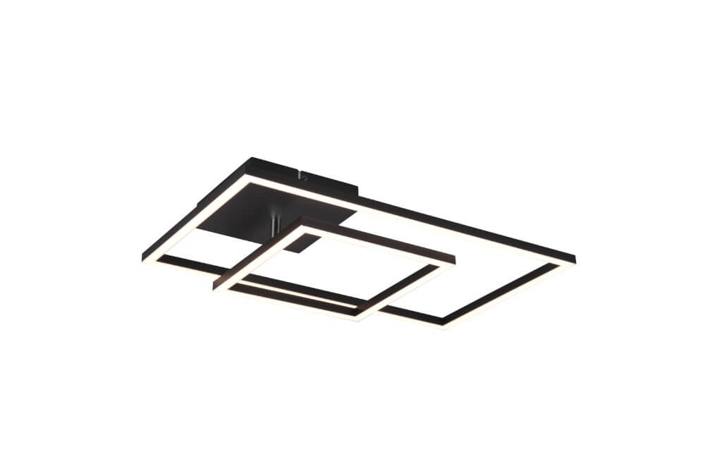 Black ceiling lamp Padella led Trio 4017807521832