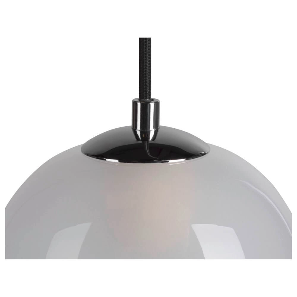 Glass pendant lamp Pantilo white glass - Ø 18cm SLV 4024163266383