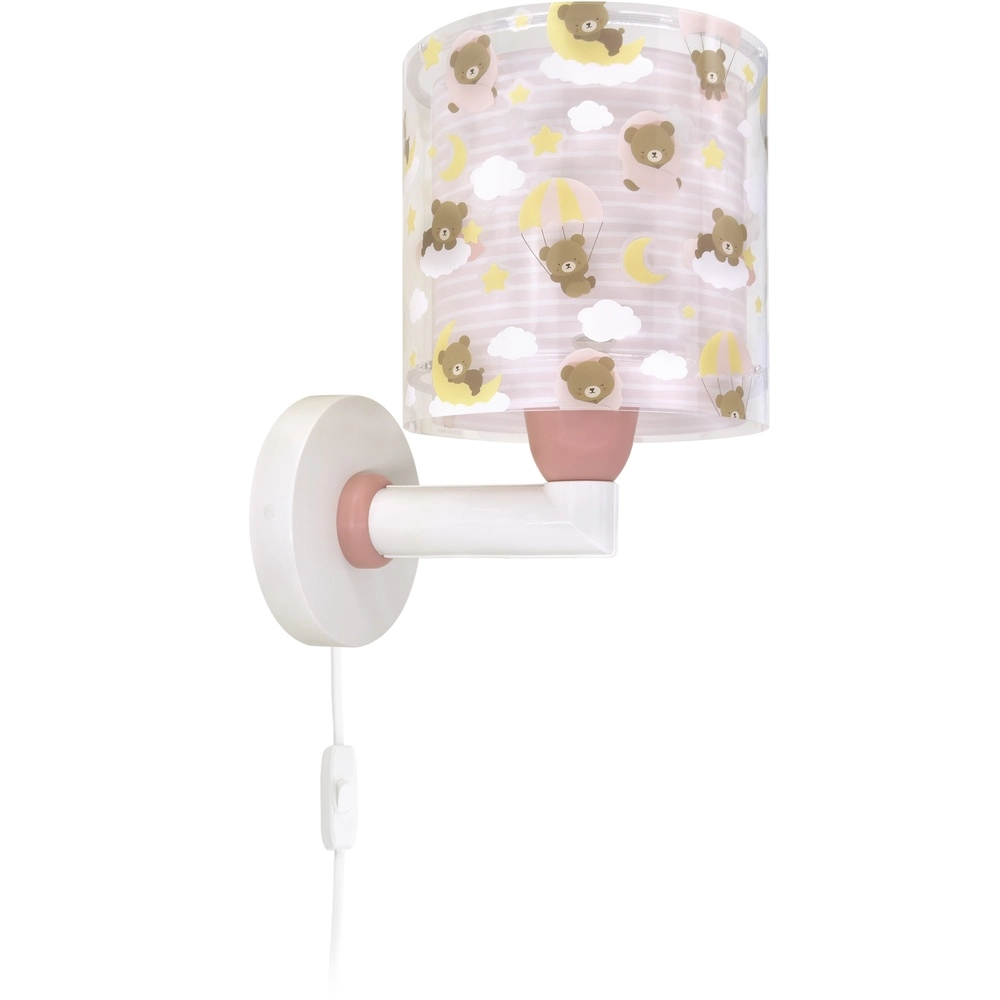 Children's room wall lamp Baby Teddy pink Dalber 8420406415796