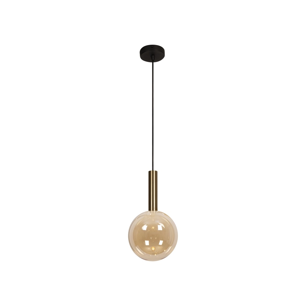 Pendant Pendant Lamp Josiane black with gold Lucide Vibes 5411212212269