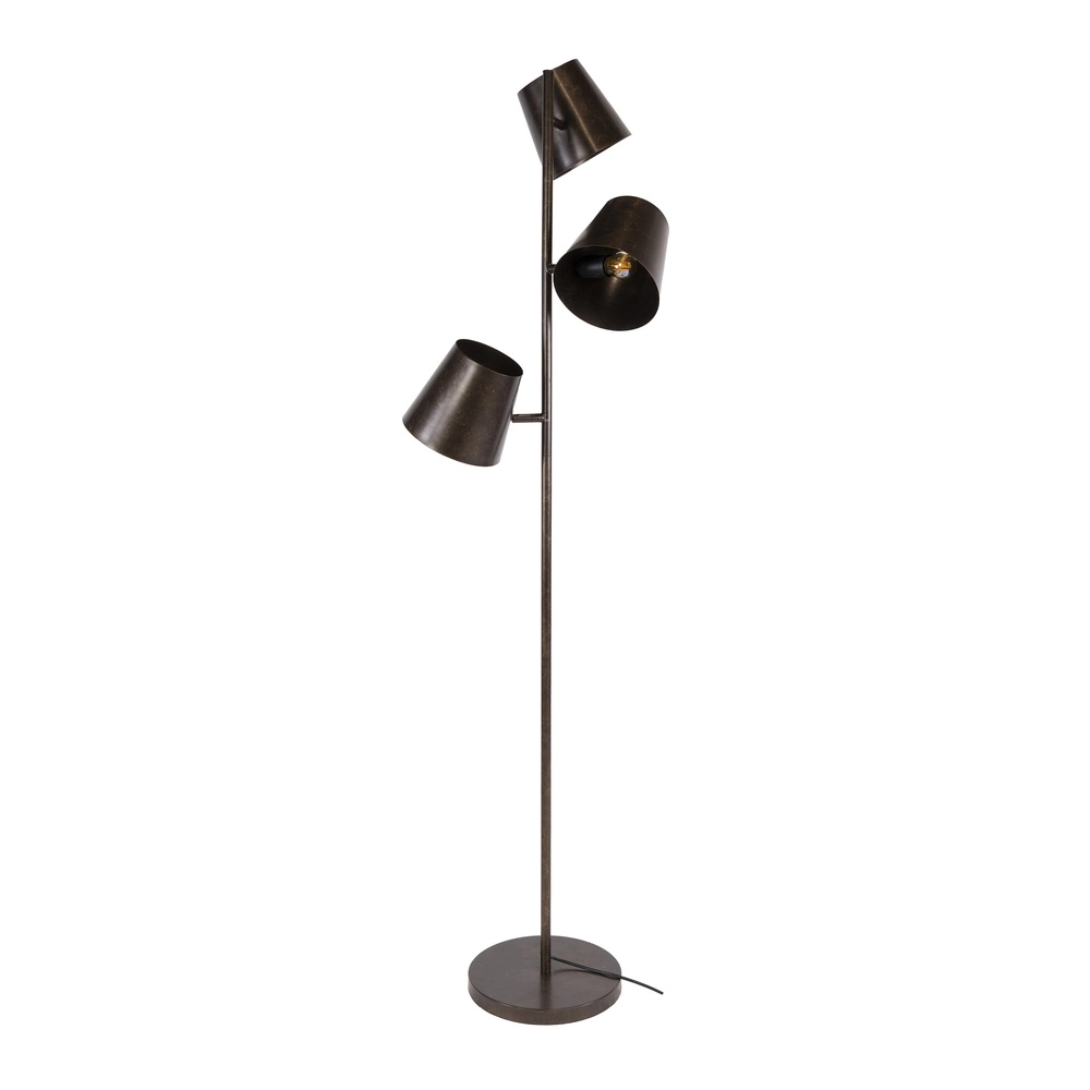 Rustic floor lamp Kinetic 167cm - urban brown Lyora 8716803513198