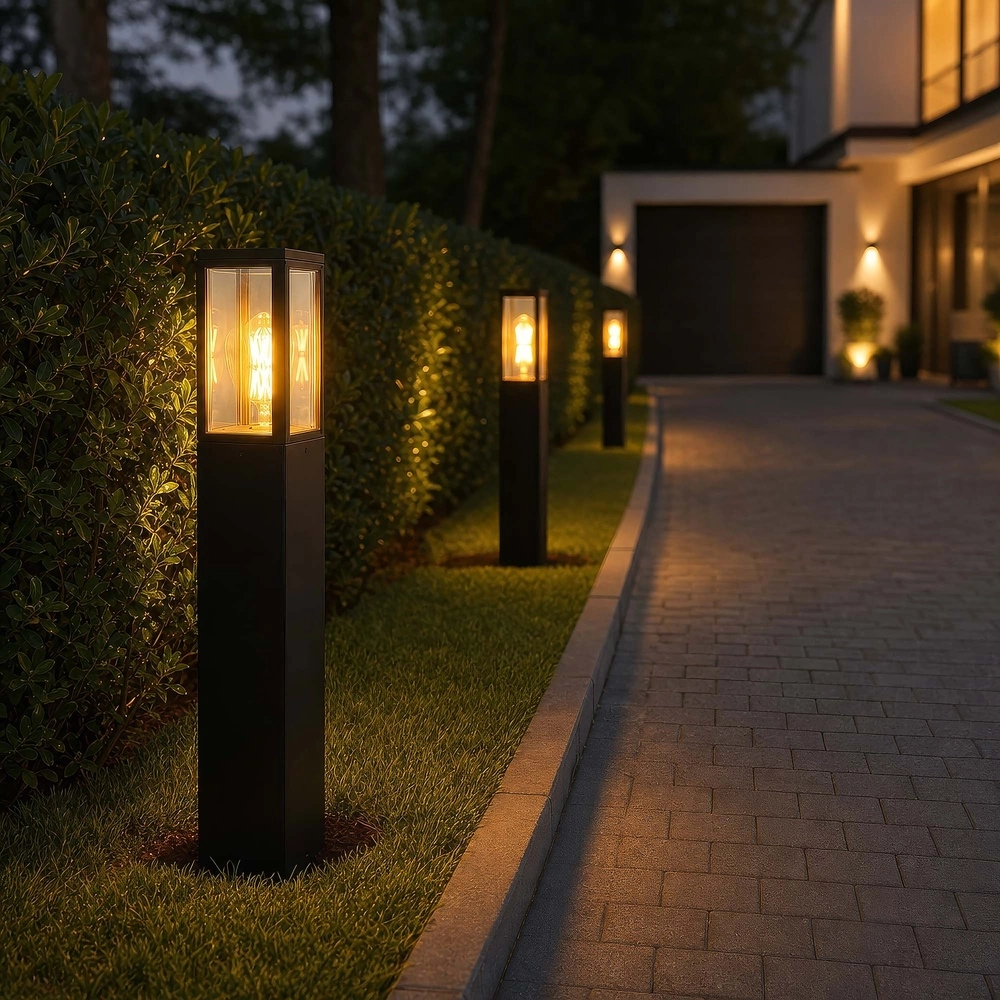 Garden lamp Dubai black 90cm Searchlight 5,05342E+12
