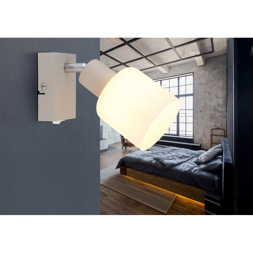 Wall spotlight Trent sand brown Globo 9007371572960