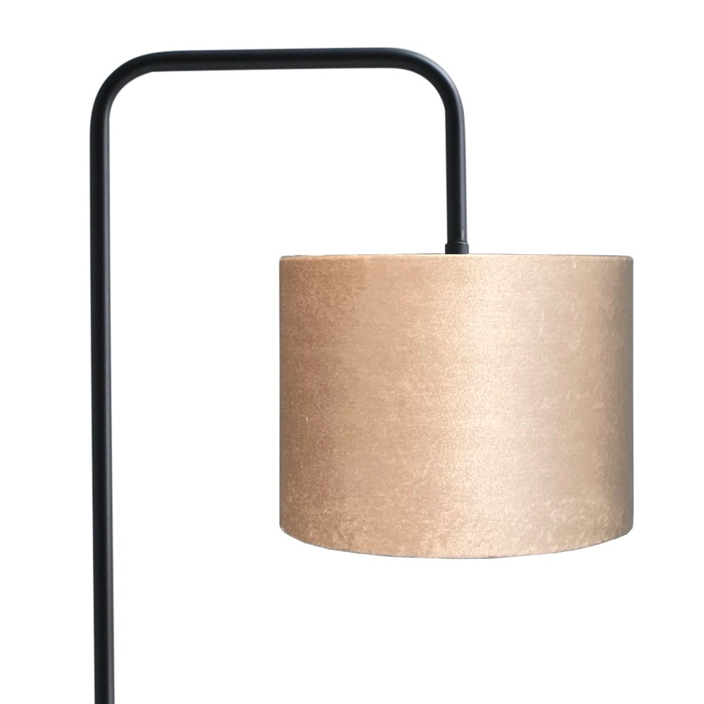 Floor table lamp Venus 152cm with sand-colored lampshade Masterlight 8718121246734