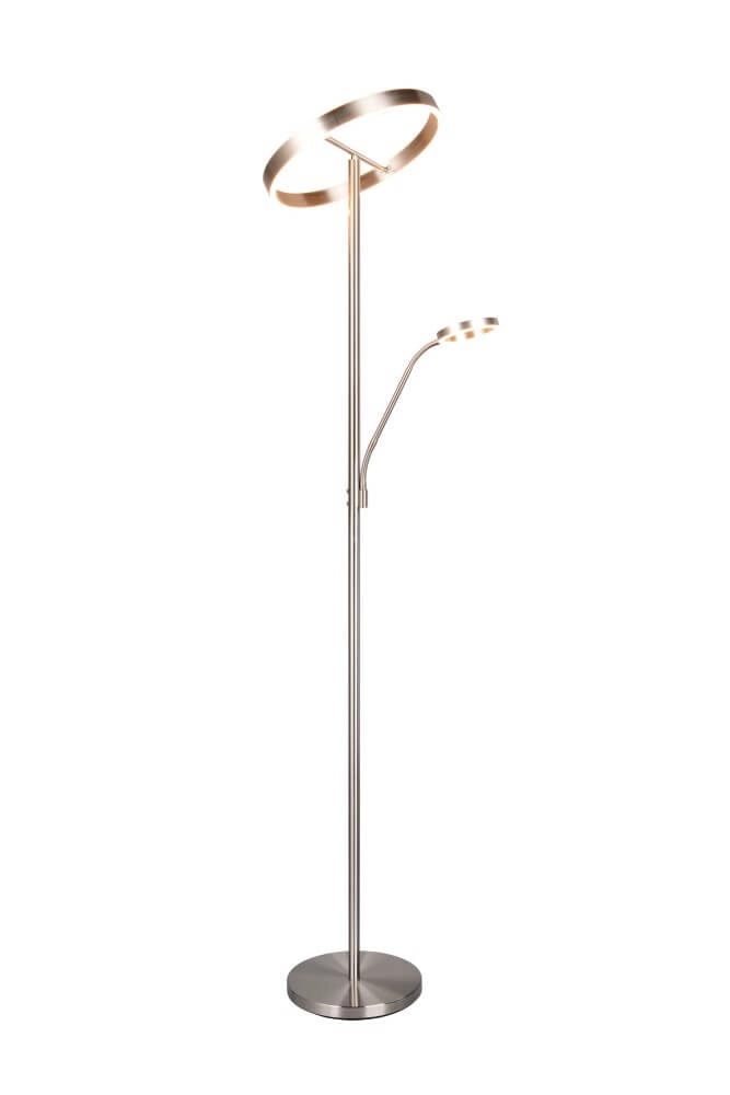 Design reading lamp Willis Stainless Steel - 180cm Trio 4017807618129