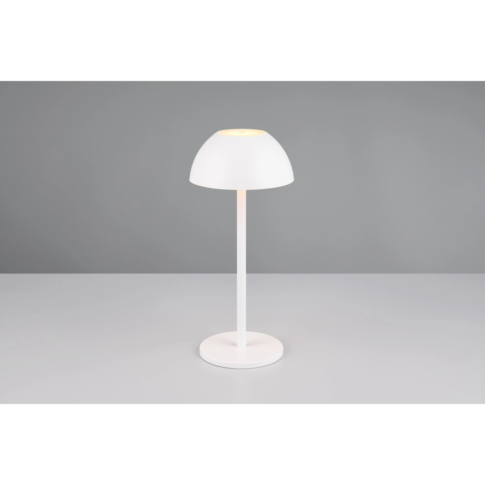 Table lamp Ricardo white Ø 13.5cm Trio 4017807601787