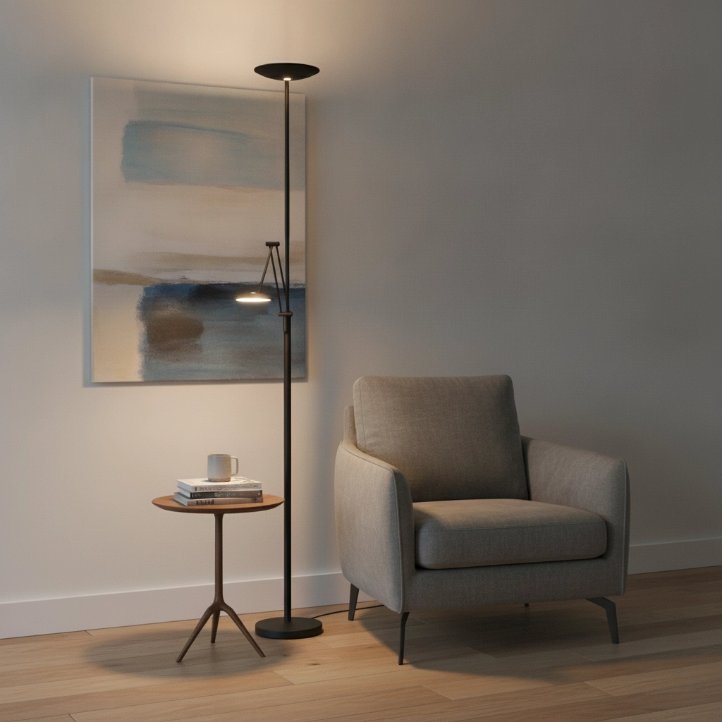 Classic reading lamp Roma black Ø 23cm