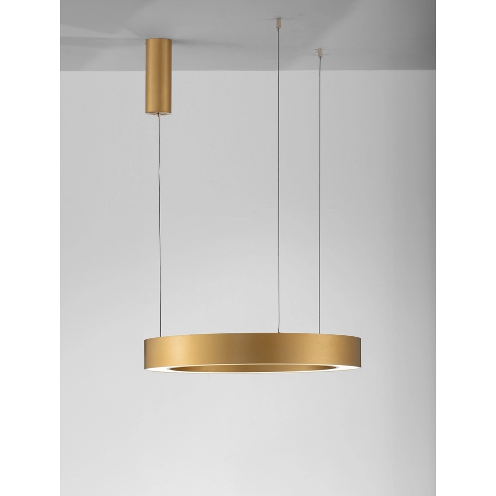 Pendant lamp Morbido gold Ø 60cm Lyora 5212017438652