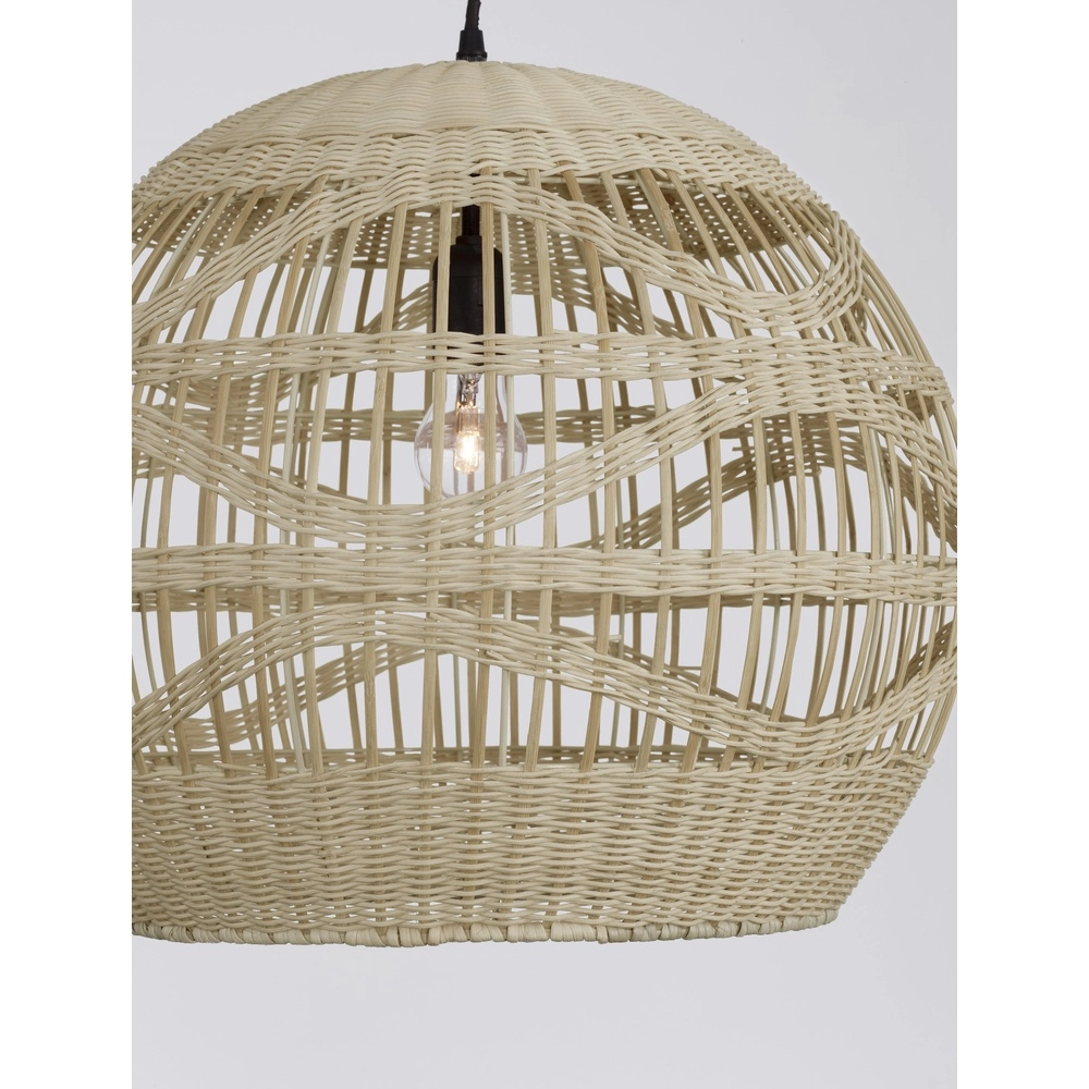 Rattan pendant lamp Marlo Ø 48.5cm ball Lyora 5212017438812