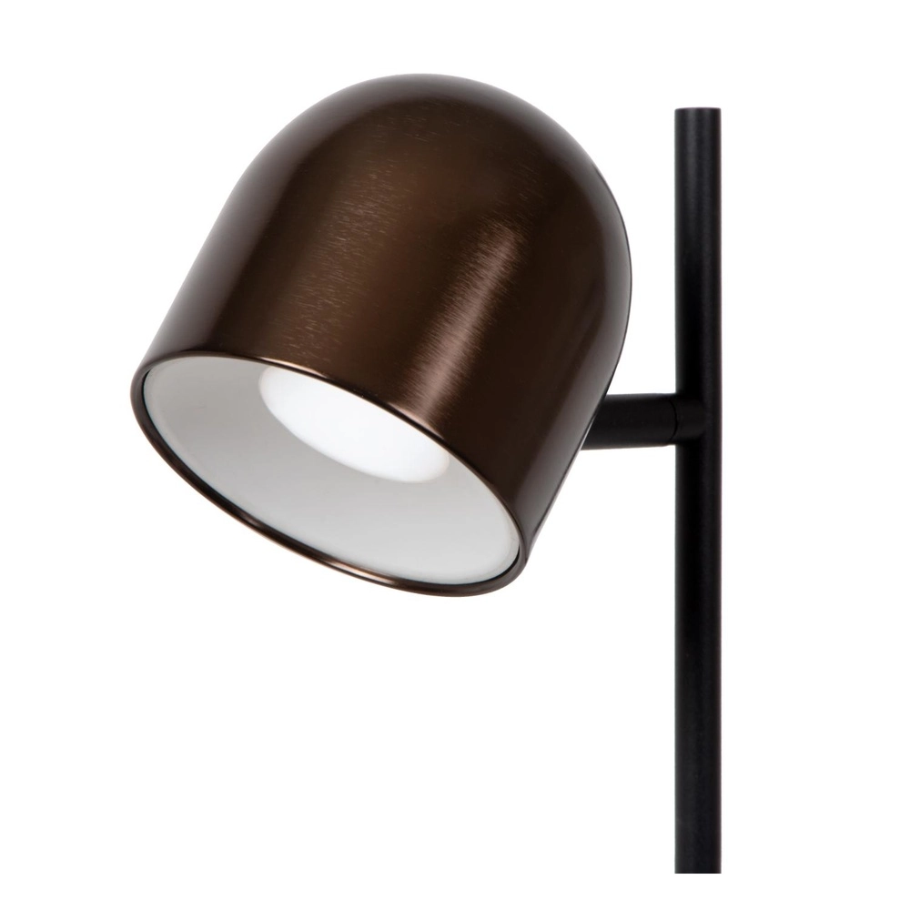 Rechargeable table lamp Skanska Rech coffee brown Lucide 5411212032140