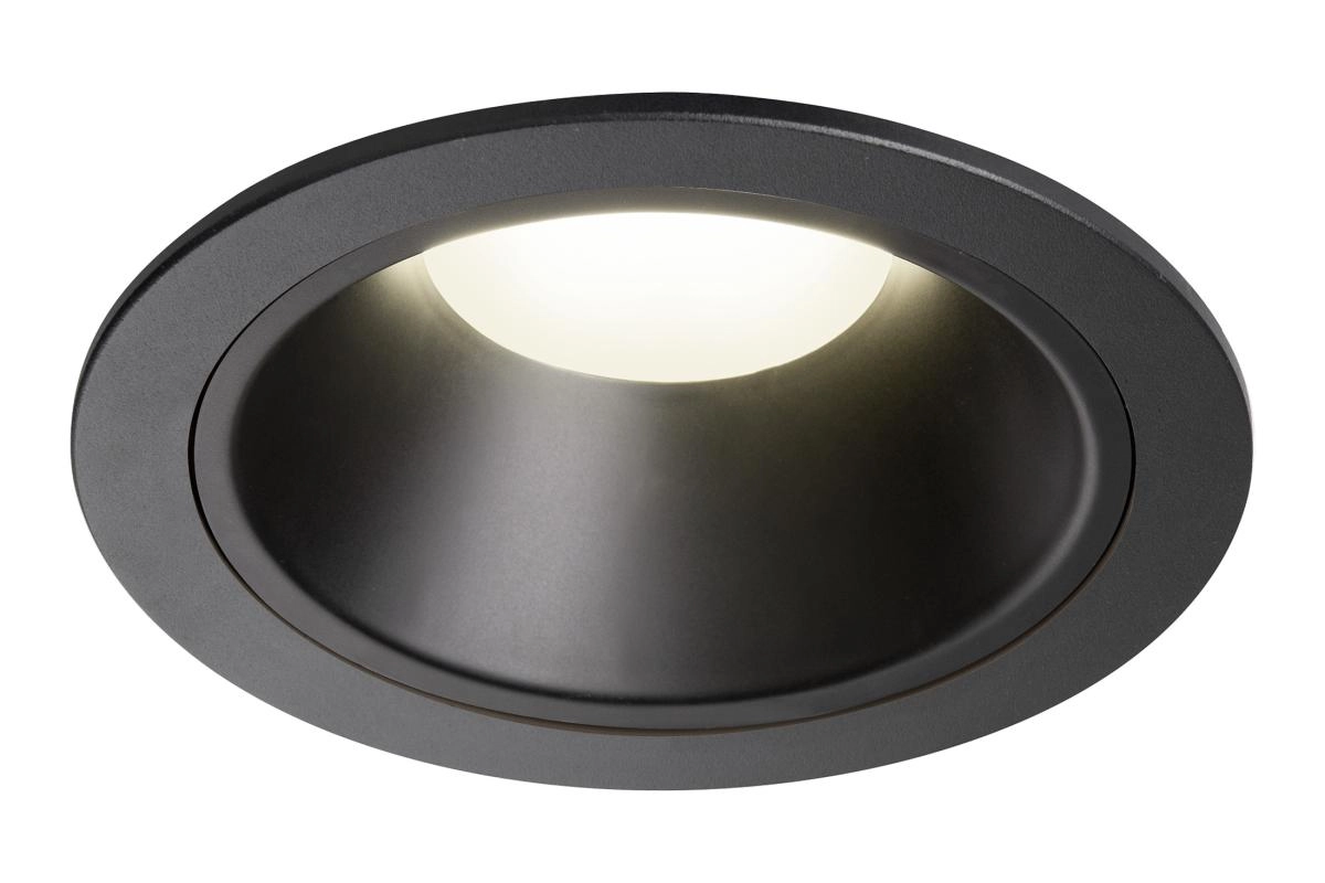 Recessed spotlight Numinos XL black 4000K - 55deg