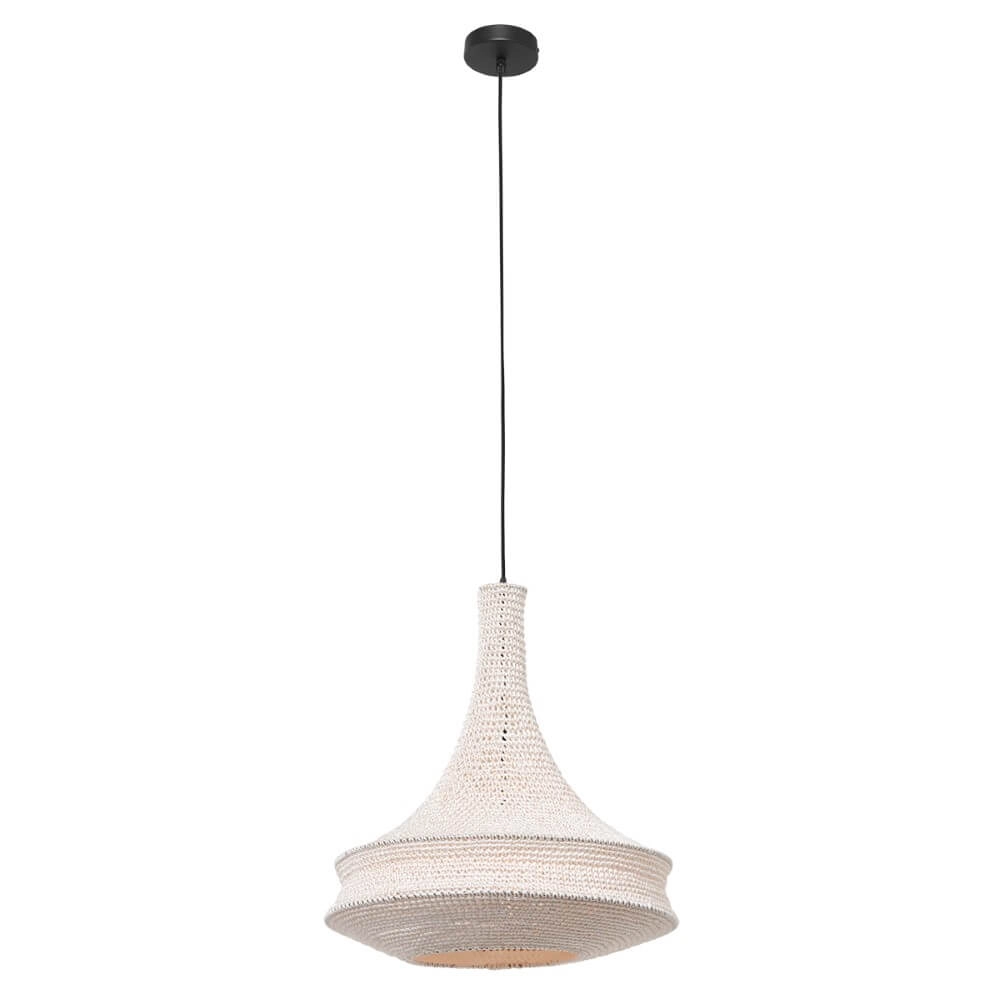 Pendant lamp Marrakesch white Ø 60cm Steinhauer 8712746161526