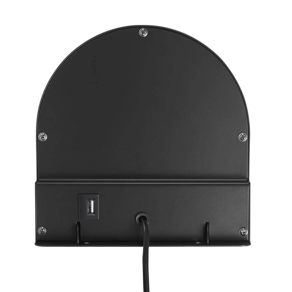 Black wall lamp Cody with USB connection Nordlux 5704924005114