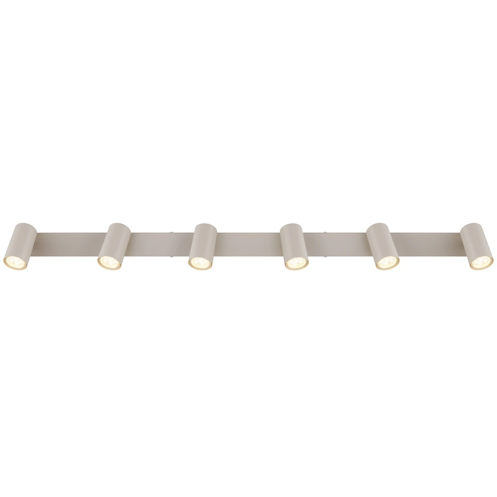 6-light ceiling lamp Robby sand brown Globo 9007371575442