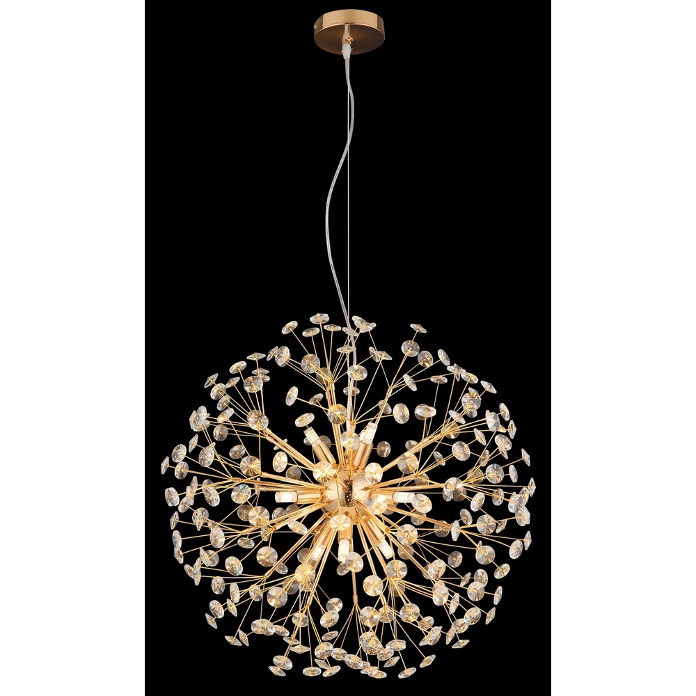 Pendant lamp Katrina gold Ø 60cm Globo 9007371481309
