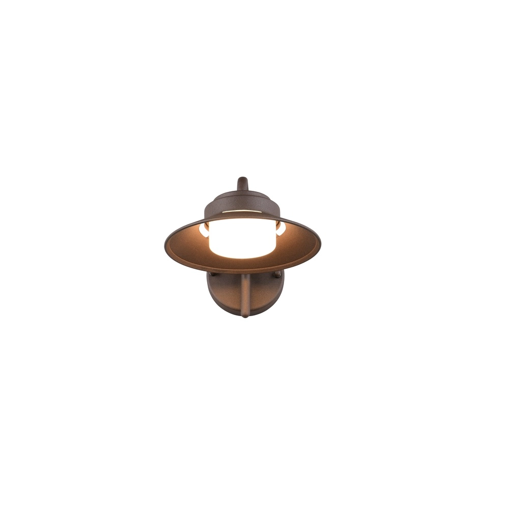 Modern stable lamp Atrato Rusty brown Trio 4017807691276