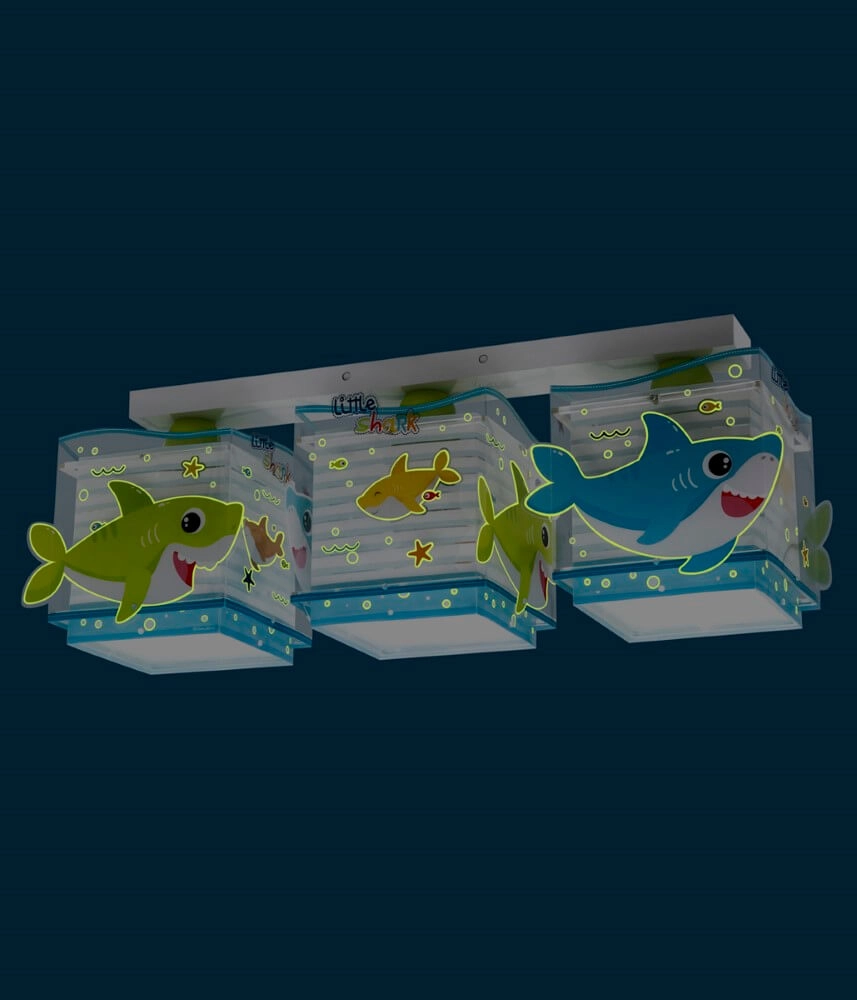 3-light ceiling lamp Little Shark Dalber 8420406634739