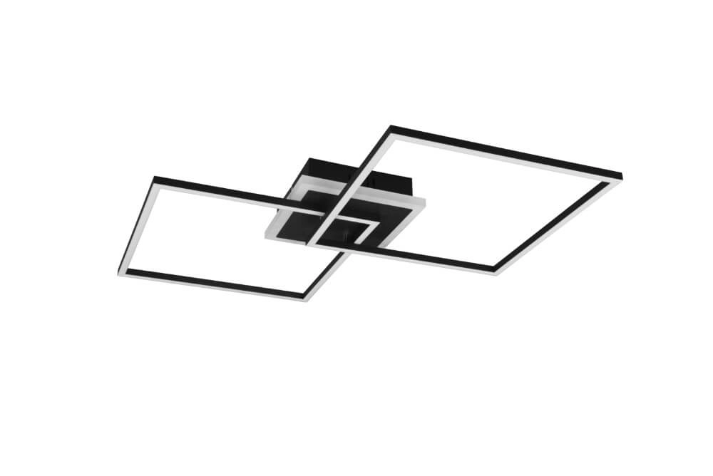 Ceiling lamp Arribo 2-compartment black