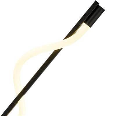 Floor lamp Serpent 56cm black Searchlight 5053423190198