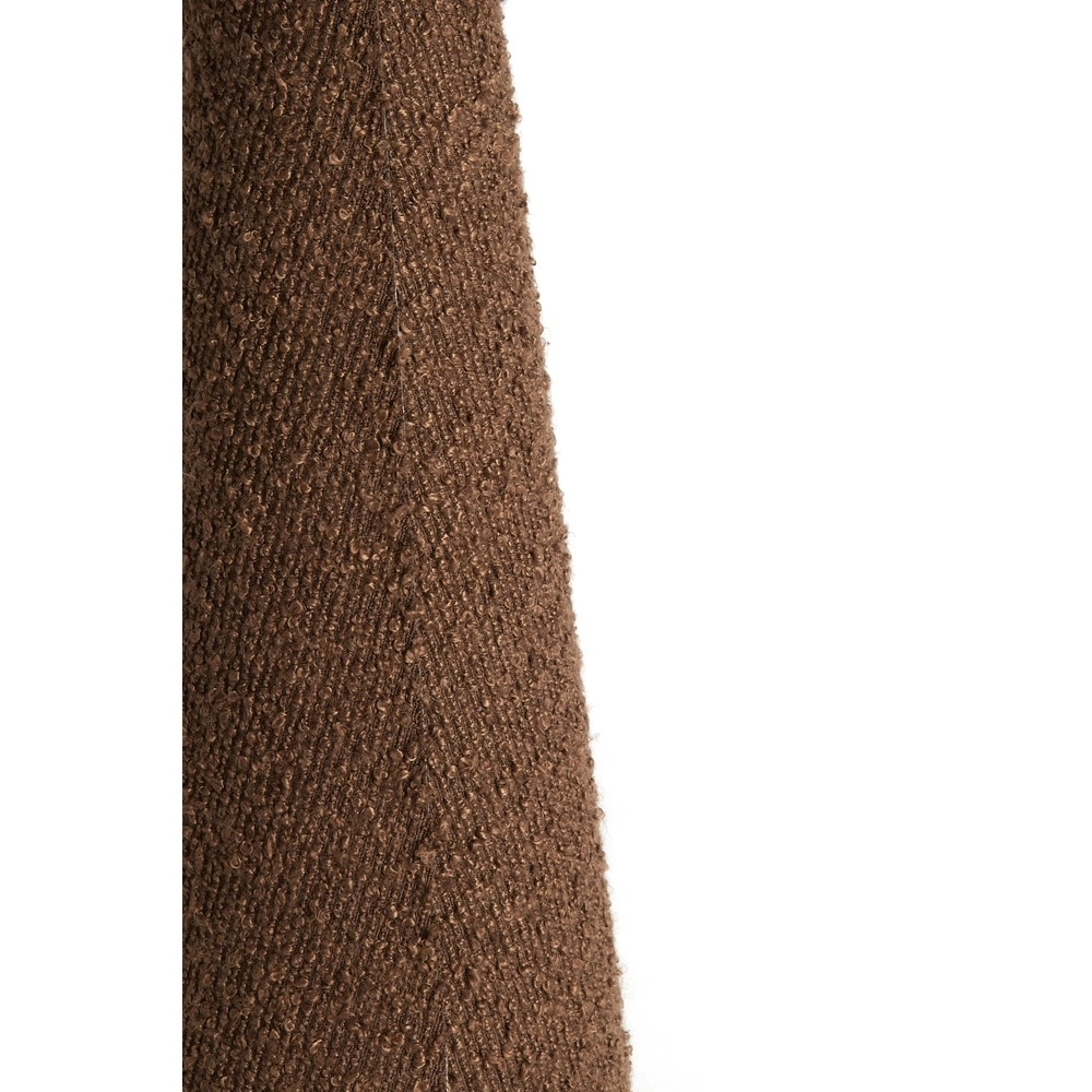 Floor lamp Devia Ø 50cm - bouclé - brown Light & Living 8717807759520