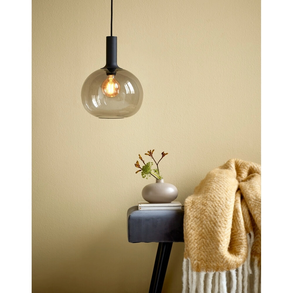 Glass pendant lamp Alton sphere Ø 25cm smoke glass Nordlux 5701581452688