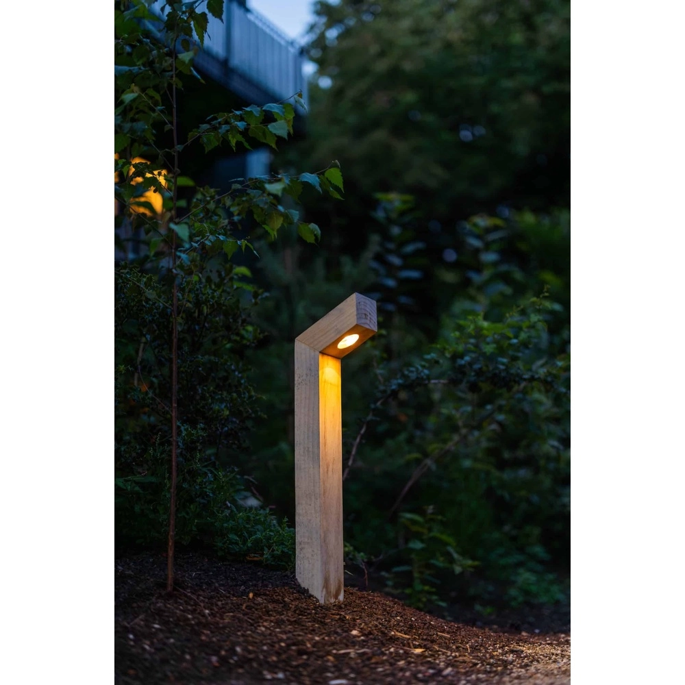Wooden path lighting Punto Accoya - 100cm - 2700K